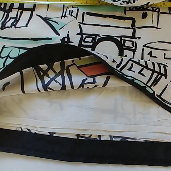 Grace Dane Lewis Petite 12P 100% Silk Skirt - Picture 3 of 4